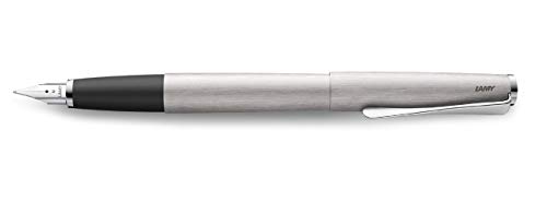Image of LAMY STUDIO BRUSHED STEEL FOUNTAIN PEN, FINE