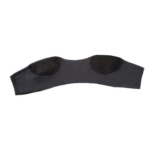 MagiDeal de compresión protectora y calentadora de doble hombro para levantamiento al libre, Black Grey S