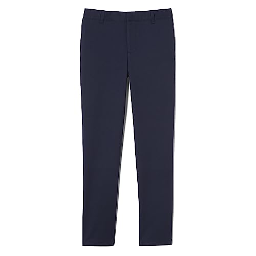 French Toast Boys' Straight Leg Dress Pant, Heather Grey
