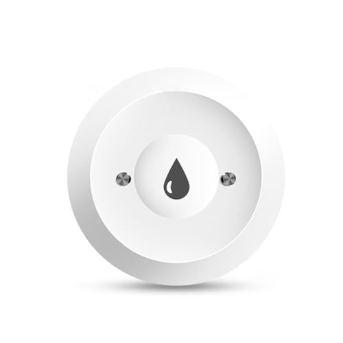 Qusedwey Détecteur de Fuite D'Eau Zigbee pour Cuisines et Sous- pour, Capteur de Détection D'Eau Z-Wave, Contrôle à Distance par Application.