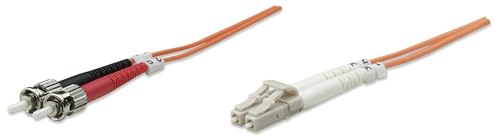 INTELLINET 2M LC/St Cable DE FIBRA OPTICA OM1 Naranja