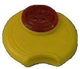 TROPHY Guitarra Trémolo Ambidextro H-S-S Amarilla de 6 Cuerdas