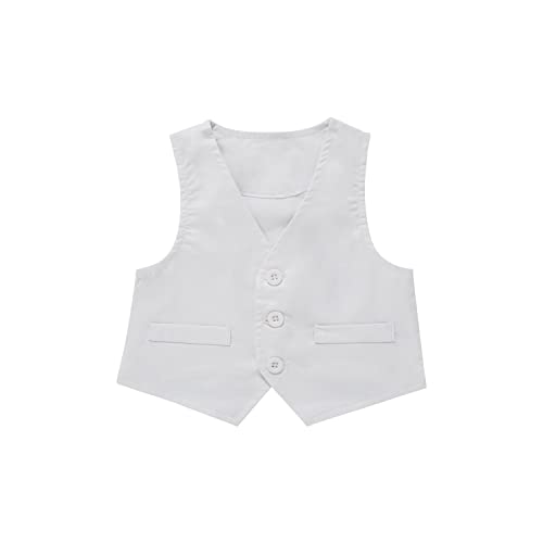 Newborn Baptism Outfits Gentleman Bowtie Romper White Wedding Outfit Cake Smash Christening Jumpsuit2