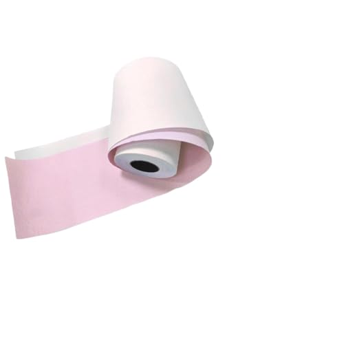 75x60mm レジ用紙 10 ロール ホテル タクシー レストラン テイクアウト印刷 シングル ダブル トリプルレイヤー(10rolls-double-Thin)