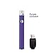 350mAh Thread Soldering Iron Kits-3 Gear Adjustable Voltages,Cart Battery Pen with USB Rechargeable Battery, Portable Solder Welding Tools for Home Appliance Repair (Purple)