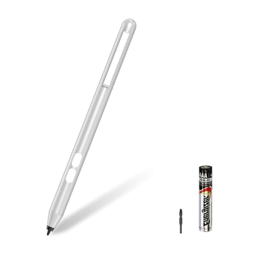 Active Pen for HP Pavilion x360 11m-ad0 14M-ba0 14-cd0 15-br0; HP Envy x360 15-bp0 15-bq0, x360 15-cn0, X2 12-e0xx,X2 12g0xx ; HP Spectre x360 13-ac0xx 15-blxxx (Silver)