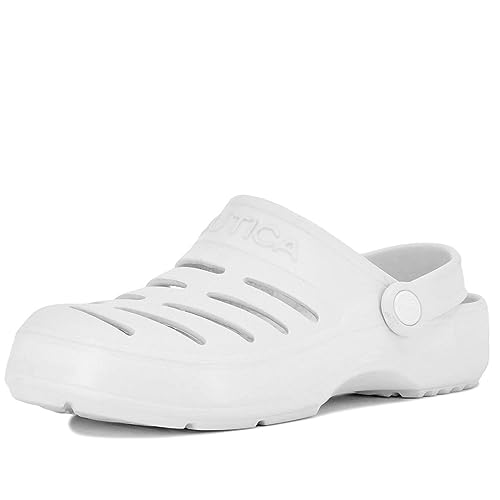 Image of Nautica Women's Classic Slip-On Clogs - Comfortable Crafted Clog Water Shoes for Garden and Casual Wear