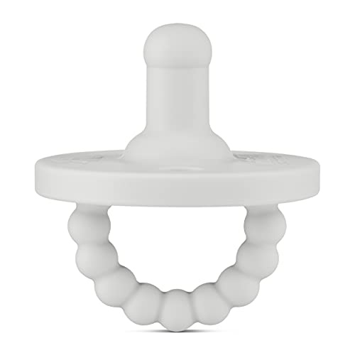 Ryan & Rose Cutie PAT Pacifier Teether (Stage 2, Grey)