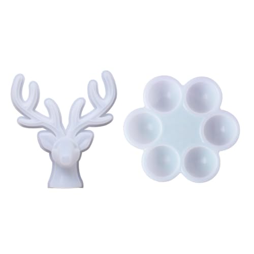 Moules silicone boîte à bijoux DIY œuf cerf réutilisable - 2