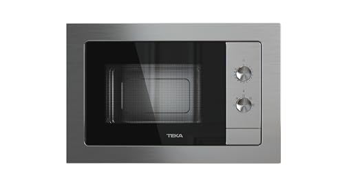 TEKA Microondas Integrable con Descongelación Automática, Capacidad 20 L, 5 Niveles de Potencia, Interior de Acero Inoxidable, Modelo NEO MB 6200 BI SS
