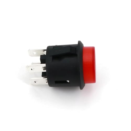 Interrupteur bouton-poussoir PB09A premium à mécanisme autobloquant DPST 220V - 5