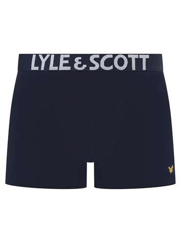 Calzoncillos tipo bóxer para hombre Lyle & Scott Daniel, pack de 3 prendas interiores cómodas 4