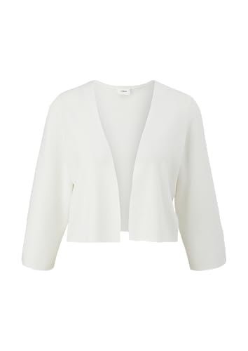 s.Oliver Damen 2132643 Strickjacke, 200 Creme, 38