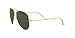 Ray-Ban unisex adult RB3025 Classic Sunglasses, Gold/Grey Green, 55 mm US
