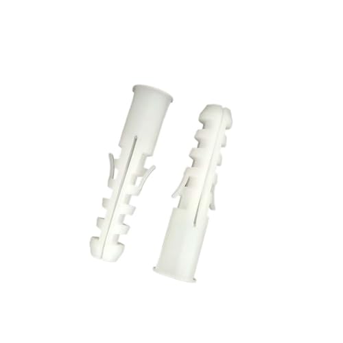 Tornillosy tacos para pared, Juego de 20 tacos y tornillos for pared, 5-12 mm, color blanco(7x35mm)