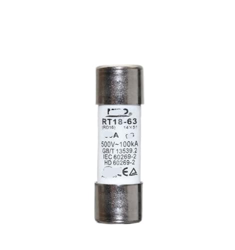 Fusible en céramique RT18-63 R016 5A, noyau de rechange pour sectionneur