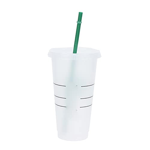 WYUYIWH Taza de agua con tapa de pajilla blanca y negra reutilizable (color: negro)