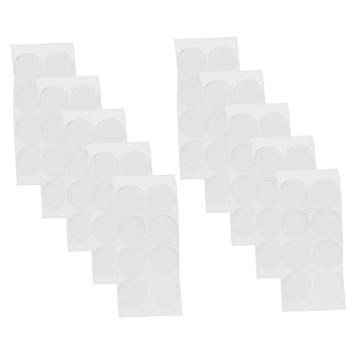 KICHOUSE 80pcs Glass Anti-Slip Mat Clear Furniture Bumpers Desk Bumper Spacers Anti Slip Furniture Pads Round Anti Slip Pads Furniture Anti Slip Pads Bumper Pads Polyurethane Transparent