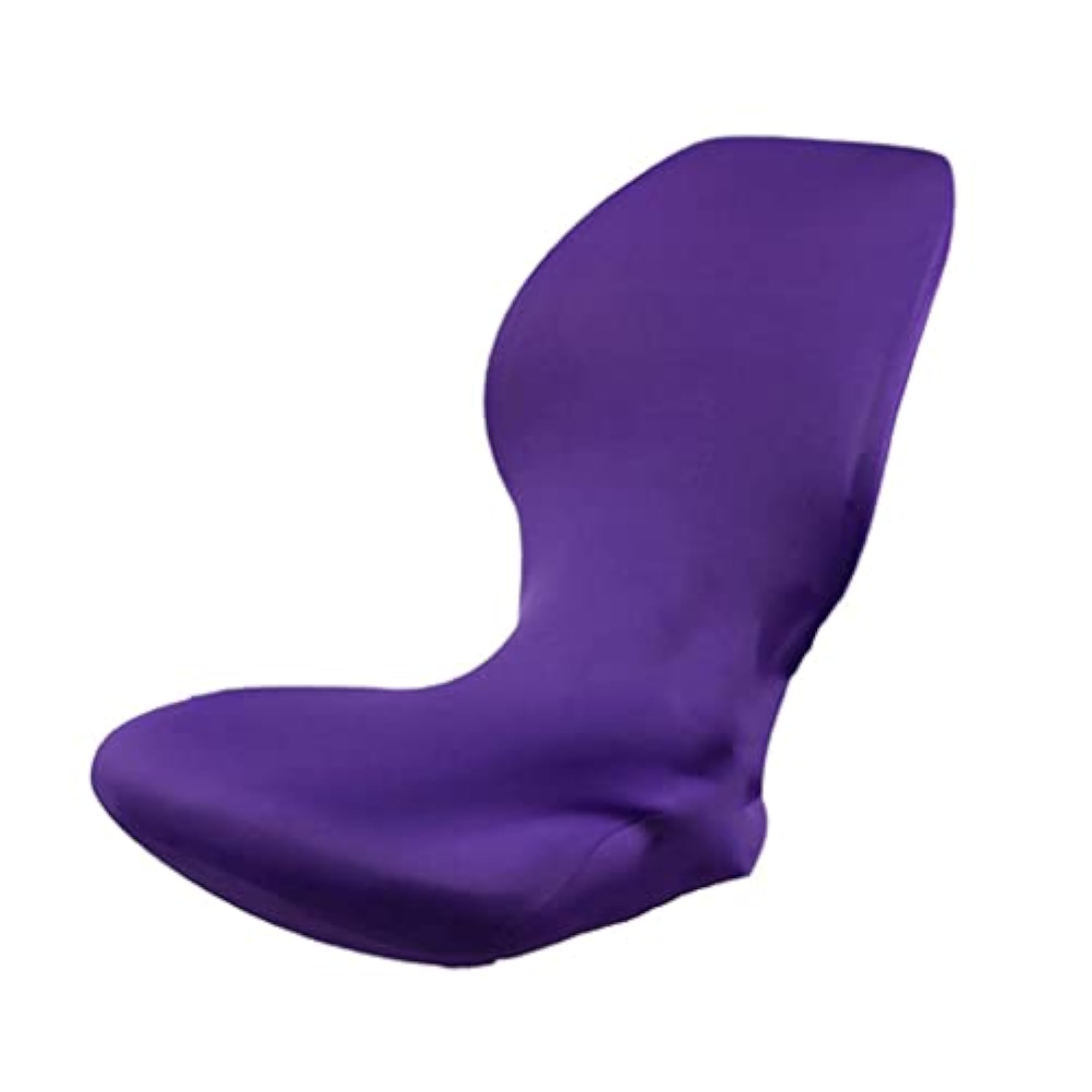 Elastic Swivel Computer Chair Cover, Purple Slipcover