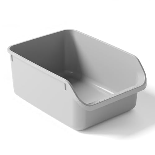 Arenero grande para gatos con lados altos y fácil acceso miniatura 1