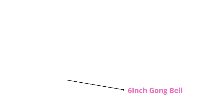 MME Metal Automatic School Timer Gong Bell, 6 inch (Silver)