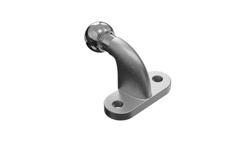 UNITEC Bola de Acoplamiento de 50 mm para Enganche de Remolque, alternativamente como portabicicletas AHK para la Pared, hasta 3,5 t