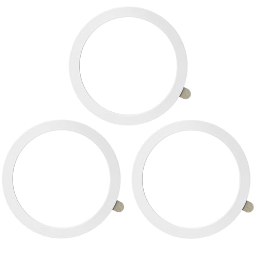TENOC Universal Metal Ring Sticker, 3Pcs, White