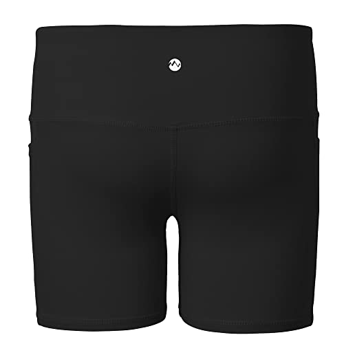 Willit Girls' 4" Volleyball Shorts Dance Yoga Athletic Shorts Youth Spandex Shorts Kids Running Biker Shorts with Pockets4