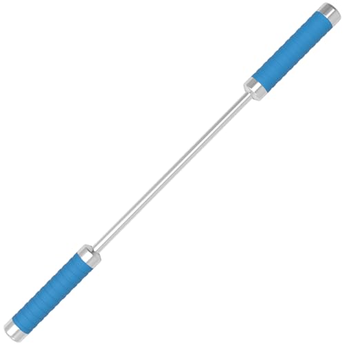 Stainless Steel Muscle Roller Stick for Legs with Silicone Grip and Ball Bearing for Athletes - Massage Roller Stick