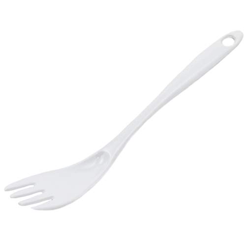 Chef Craft 19040 Basic Melamine Meat Cooking Fork, 12", White