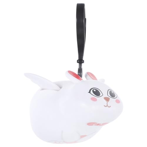 Sosoport Unique Rabbit Design Keychain Keychain with Pull String Decorative Pendant for Purse Toy Fun for Boys and Girls