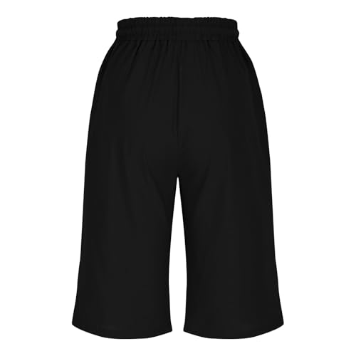 Pantalones s algodón Mujer Pantalón Corte suelto Pantalones s respirables Cintura elástica4