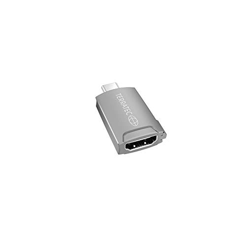 Adaptateur TerraTec 306704 en T avec fiche USB-C mâle gris pour connexion informatique