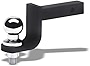 TLAPS 7422439915978 Universal 3.25' Drop / 2' Rise Trailer Hitch Loaded Ball Mount with 1.25' x 1.25' Receiver Tube