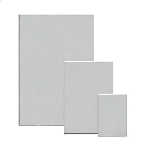 Linoldruck Platte A4 A5 A6 Schnitzset Linoleum Linolschnitt Professionelle Linolplatte(Grau)