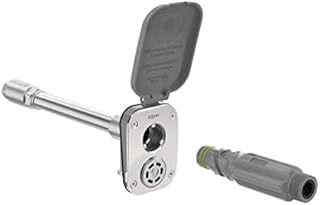 Aquor House Hydrant V2+ Frost Free Outdoor Garden Faucet with Quick Connect and Anti-Siphon, 10 inch, Slate Gray Polymer