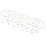 VMQ Gummi-O-Ring-Dichtungsscheiben, 4er-Pack, 2,5 mm, WD3.1, kompatibel mit Kfz-Motorradteilen WD3.1(37x3.1(50pcs))