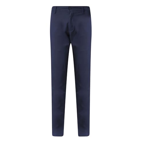 Image of BASICS Premium Cotton Stretch Formal Trousers for Men | Office Pants