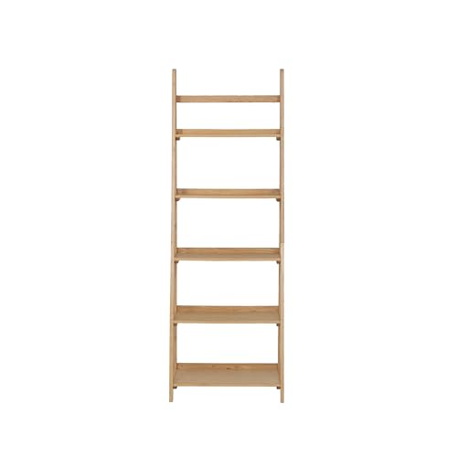 Linon Melissa Natural Wooden Five Shelf Ladder Bookcase by Linon - Image 4