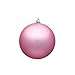 Vickerman 483640-4" Pink Matte Ball Christmas Tree Ornament (6 pack) (N591079DMV)