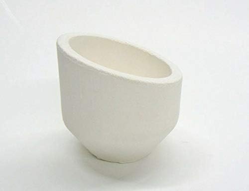 Crucible Melting High Back Round Cup Type Dish Ceramic 24oz. A-1 Quality Made in Italy