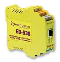 Brainboxes ED-538 ETHERNET TO DIGITAL IO RELAY 8 DIGITAL INPUT & 4 FORM A RELAYS