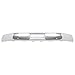 KUAFU Front Bumper Face Bar Compatible with 1980-1986 Ford Bronco F100 F150 F250 F350 w/License Plate Replacement for E1TZ17757A, FO1002167 Chrome Silvery
