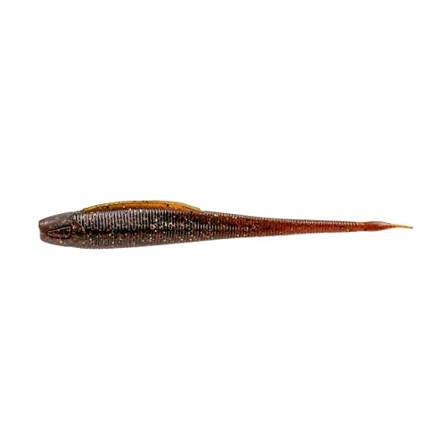 ZECK - Angelköder, Kunstköder, Gummifisch - BA Shaky Stick | 8cm - BA Motoroil | 9 STK.