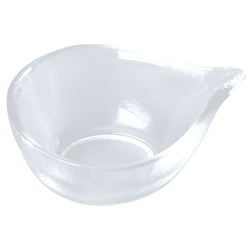 VICASKY Elegant Glass Mixing Bowl for Diy Masks Essential Oils for Estheticians