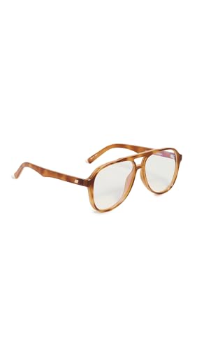 Le Specs. Tragic Magic Blue Light Glasses - Vintage Tort, Aviator, Unisex, Classic 'Everyday' Style