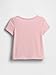 GAP Baby-Girls Fashion Logo Tee Rose Mist 5YRS