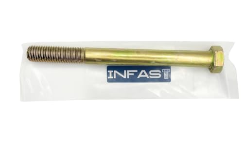 Image of 7 /8-9 x 7 1 /2 Hex Cap Screw, Grade 8 Coarse, Yellow Zinc - Pack of 1