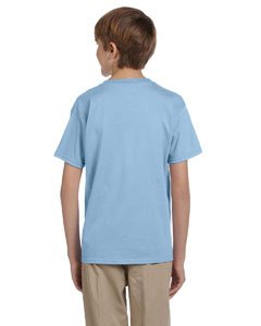 By Gildan Youth Ultra Cotton 6 Oz T-Shirt - Light Blue - L - (Style # G200B - Original Label)2