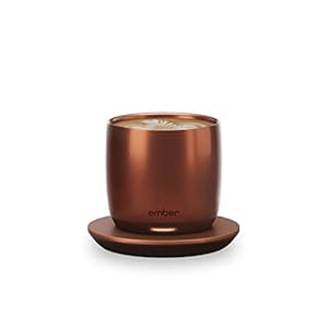 Ember Temperaturkontrolle Intelligente Tasse, 177 ml, Kupfer, 1,5-stündige Akkulaufzeit-App-kontrollierte beheizte…